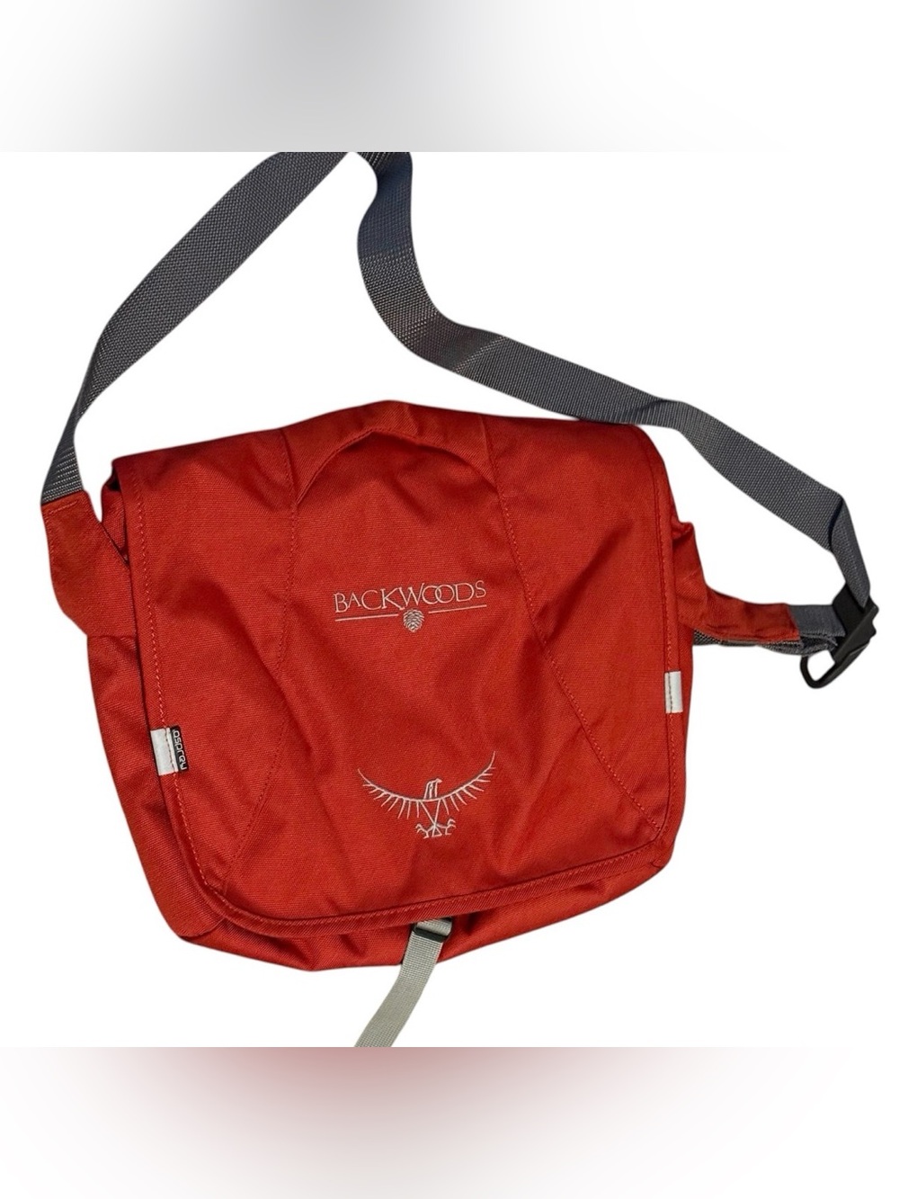 Osprey X Backwoods Red Orange Flapjack Courier Crossbody Messenger Laptop Bag